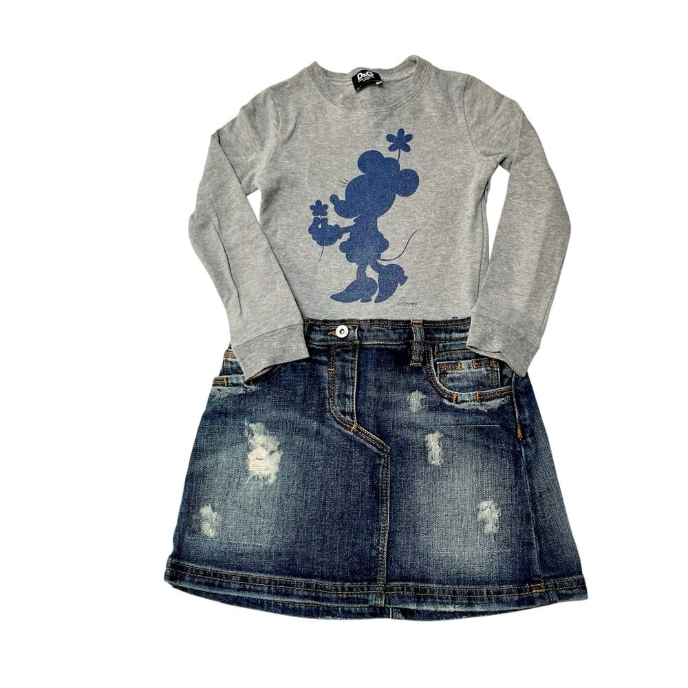 Dolce & Gabbana Junior Disney Denim Dress Size 5